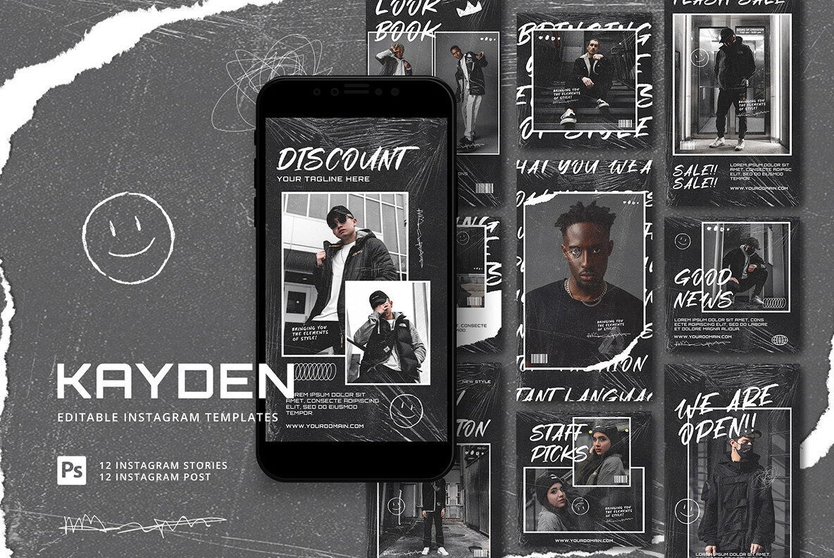Kayden   Instagram Template 1