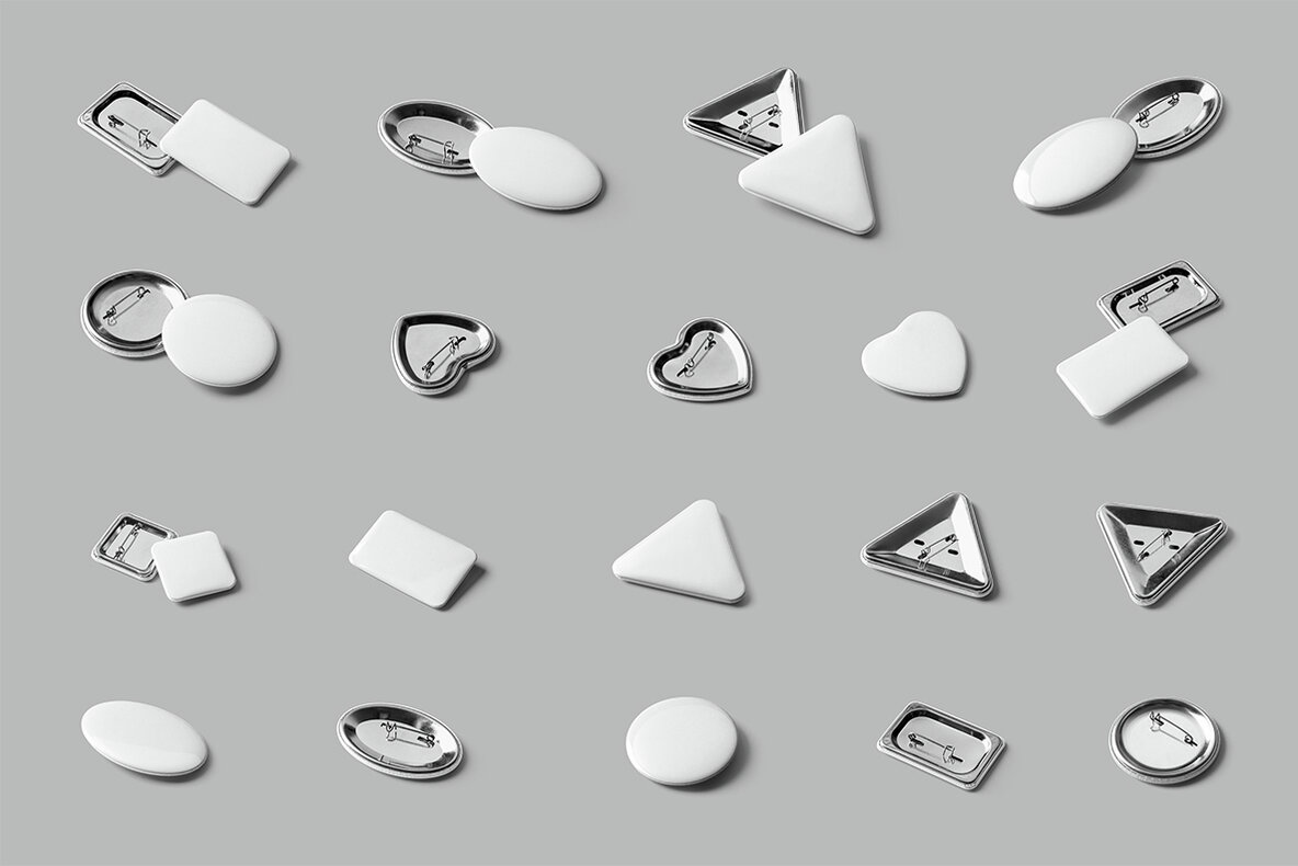 Badge Mockups   Packaging Creator 5