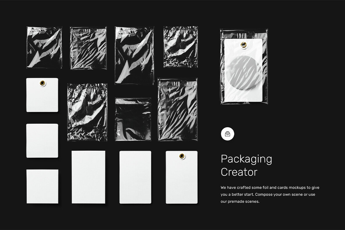 Badge Mockups   Packaging Creator 8