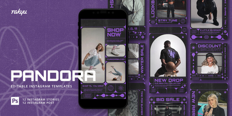 Pandora   Instagram Template