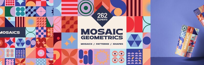 Mosaic Geometrics 262 elements