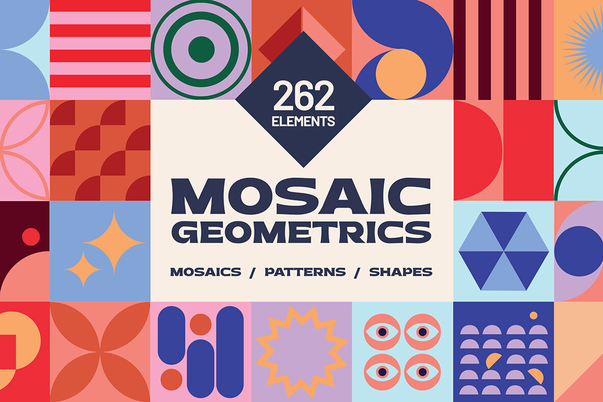 Mosaic Geometrics 262 elements 1