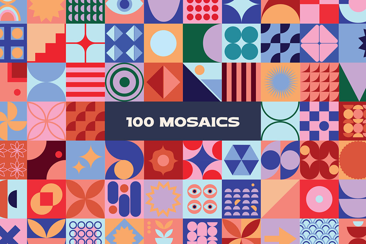 Mosaic Geometrics 262 elements 3