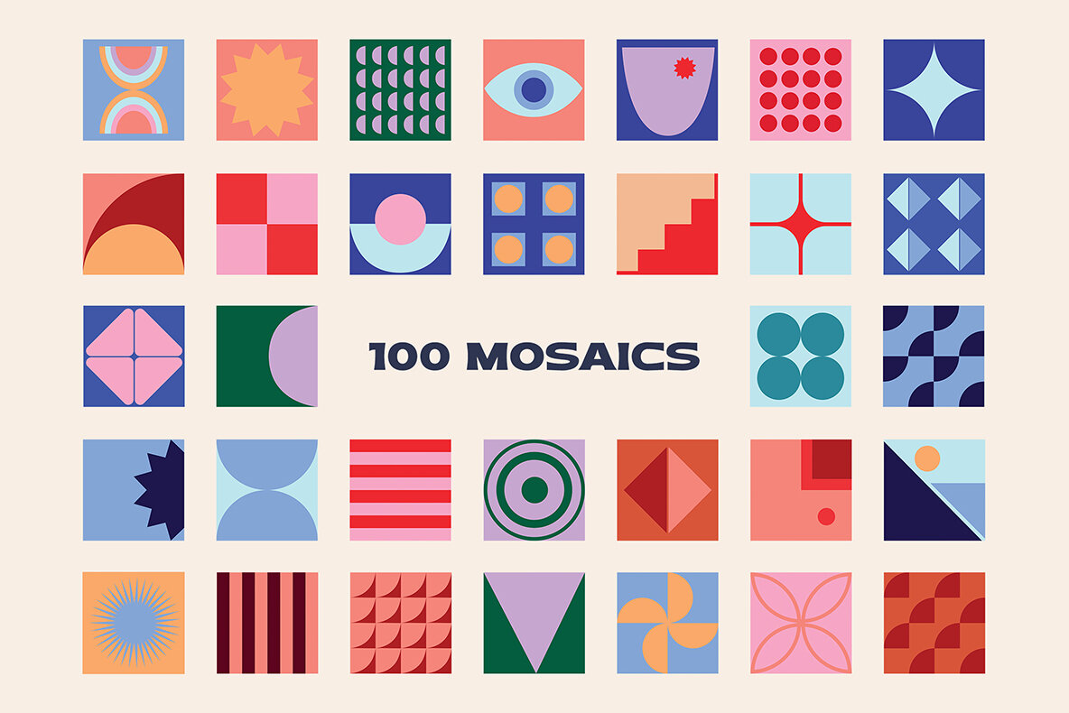 Mosaic Geometrics 262 elements 4