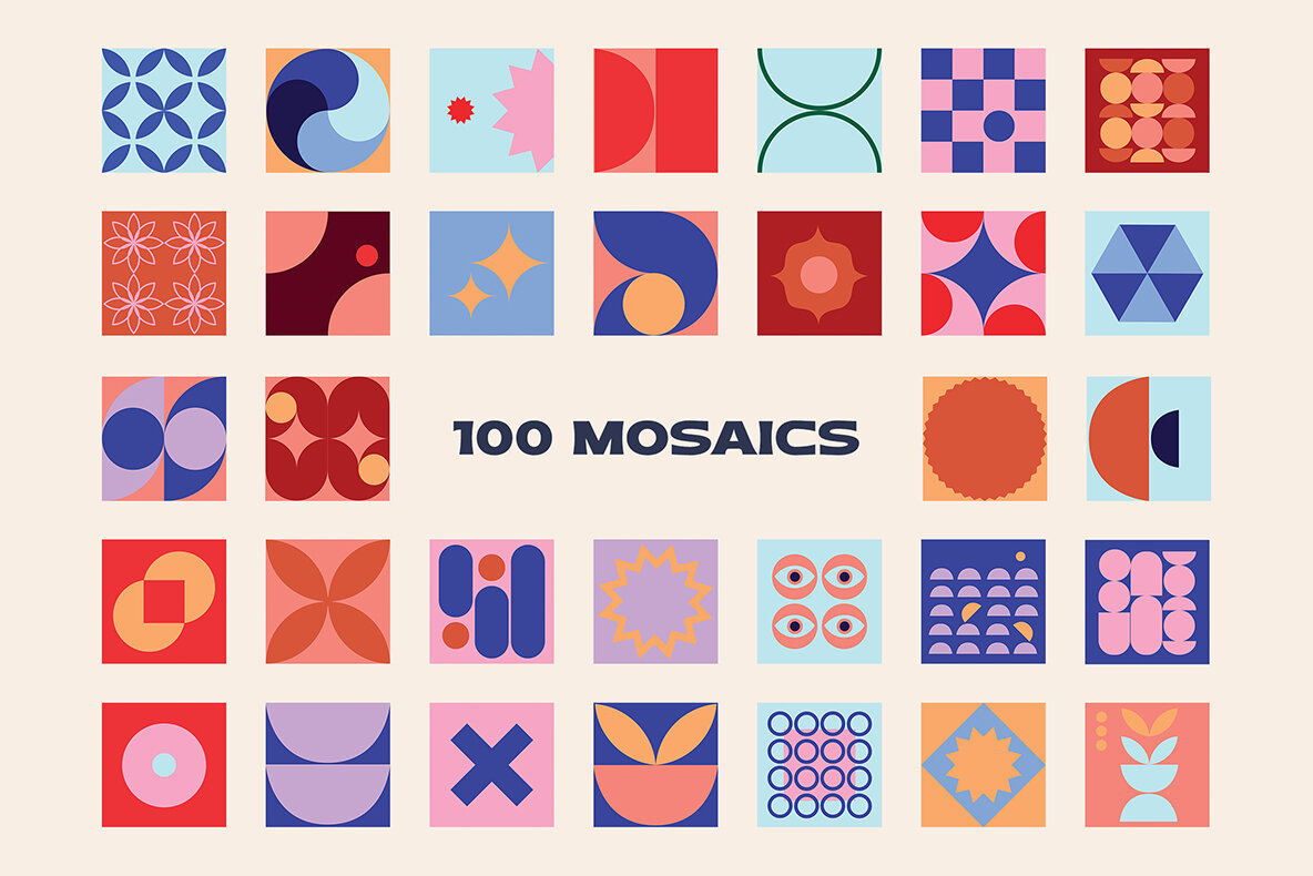 Mosaic Geometrics 262 elements 5