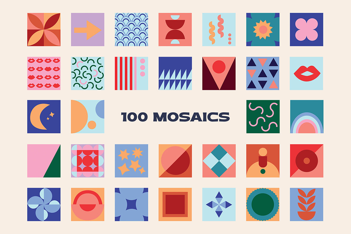 Mosaic Geometrics 262 elements 6