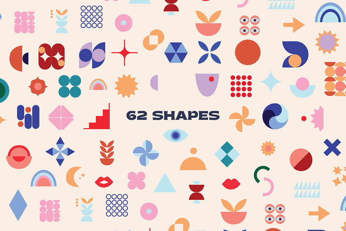 Mosaic Geometrics 262 elements 16