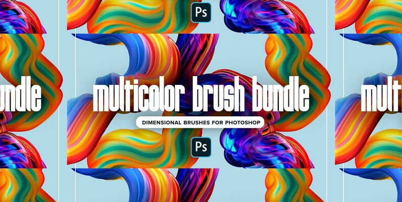 Multicolor Brush Bundle for Photoshop