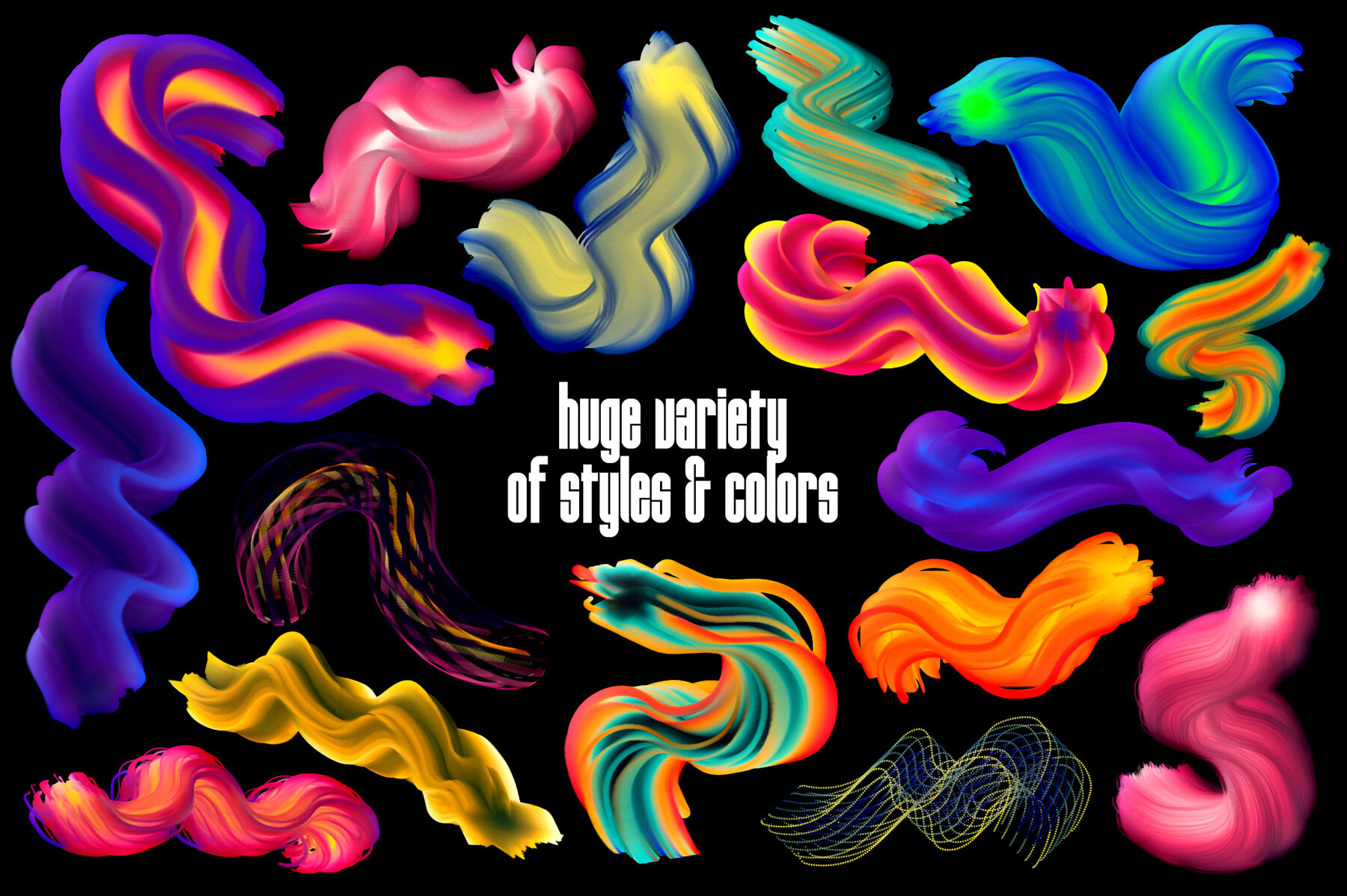 Multicolor Brush Bundle for Photoshop 5