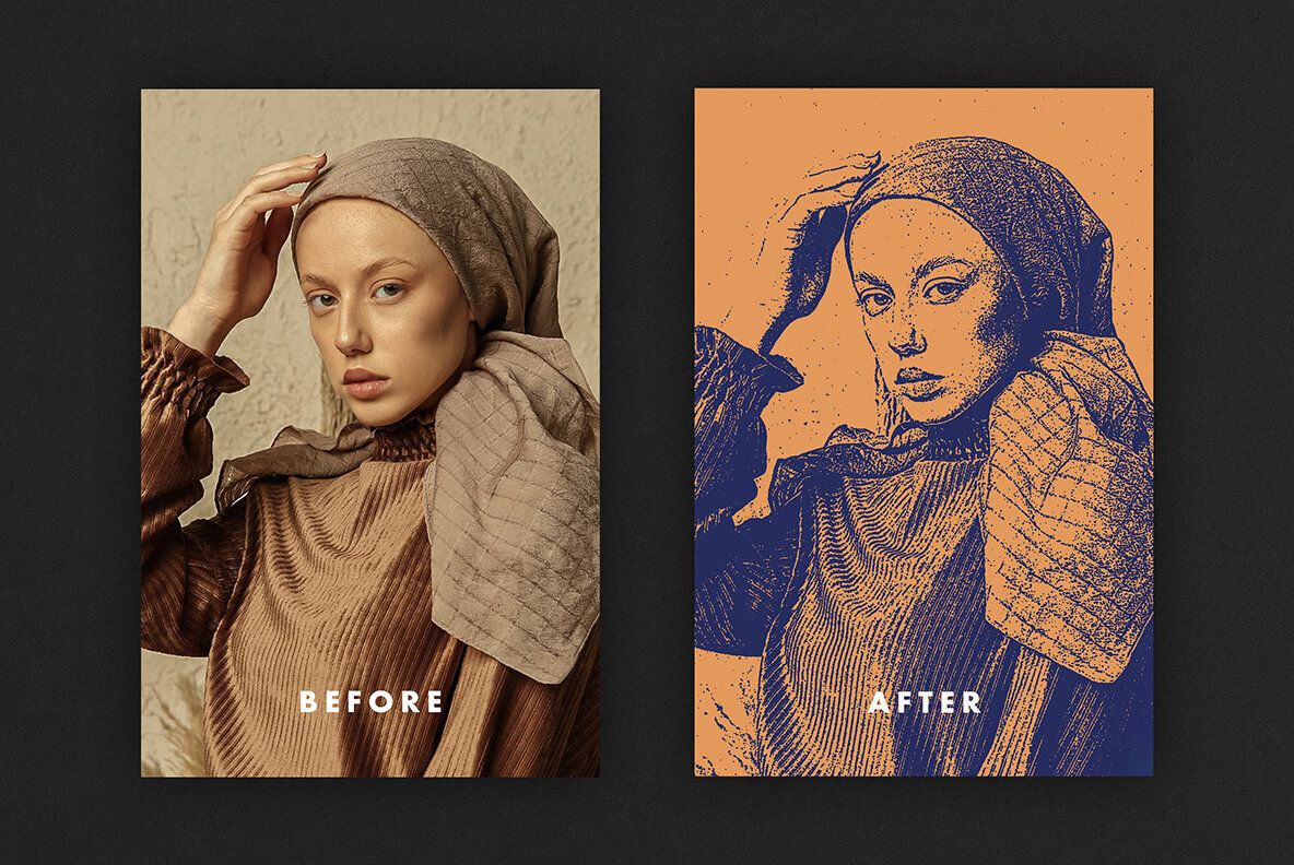 Bitmap Screen Photo Effect 3