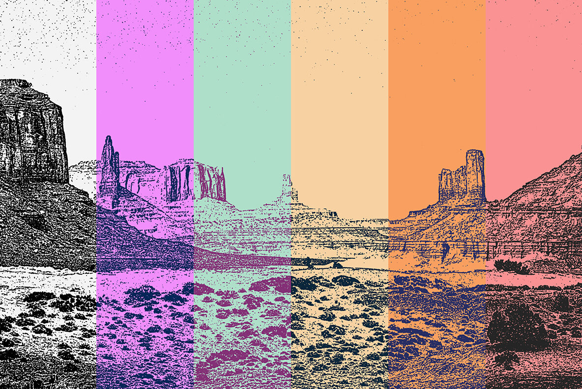 Bitmap Screen Photo Effect 7