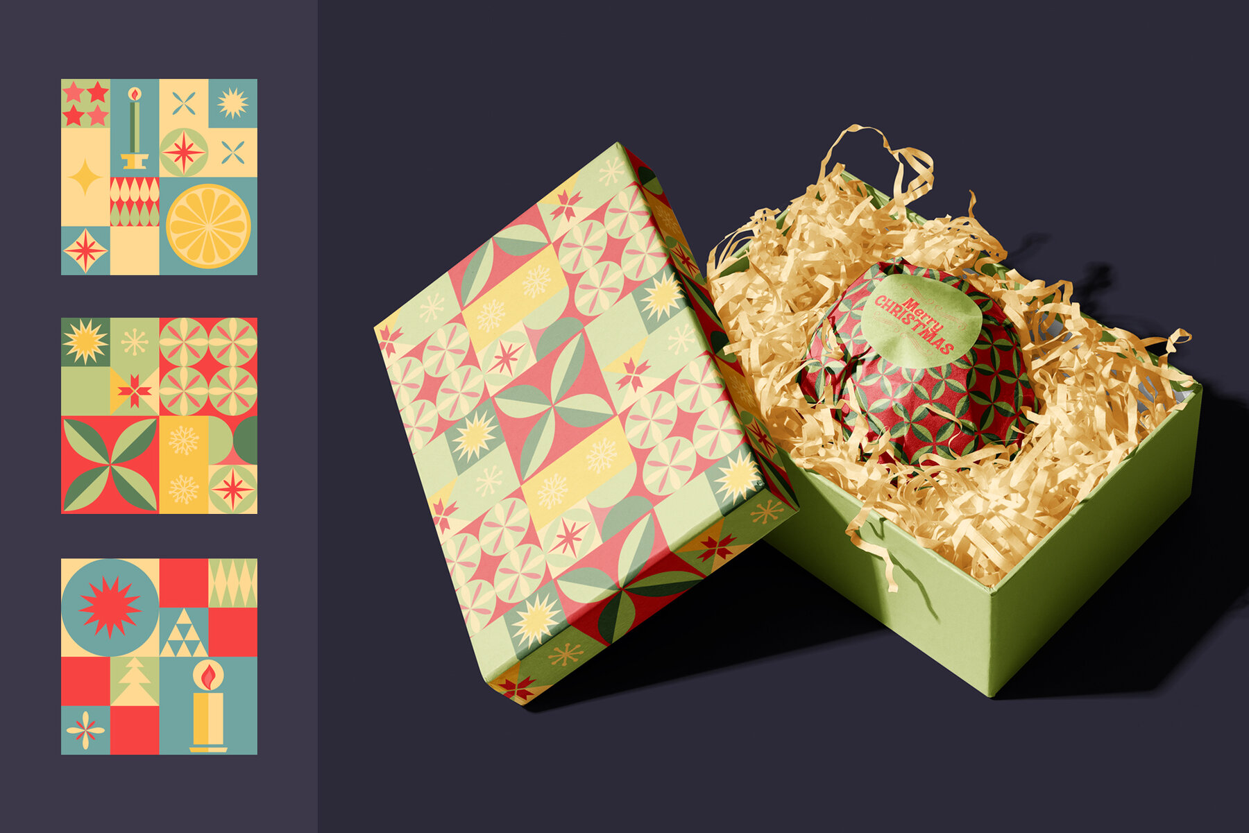 Christmas graphic vector set 7