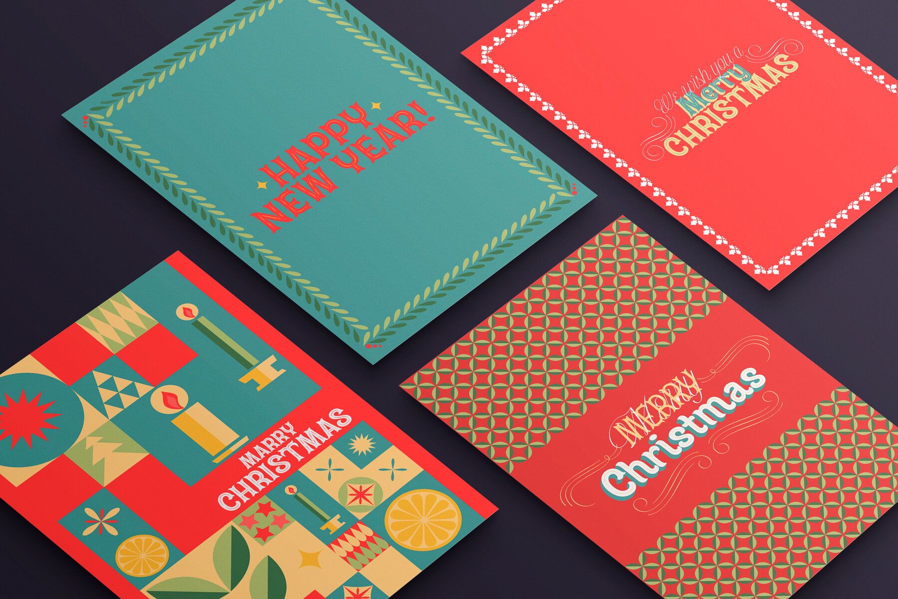 Christmas graphic vector set 10