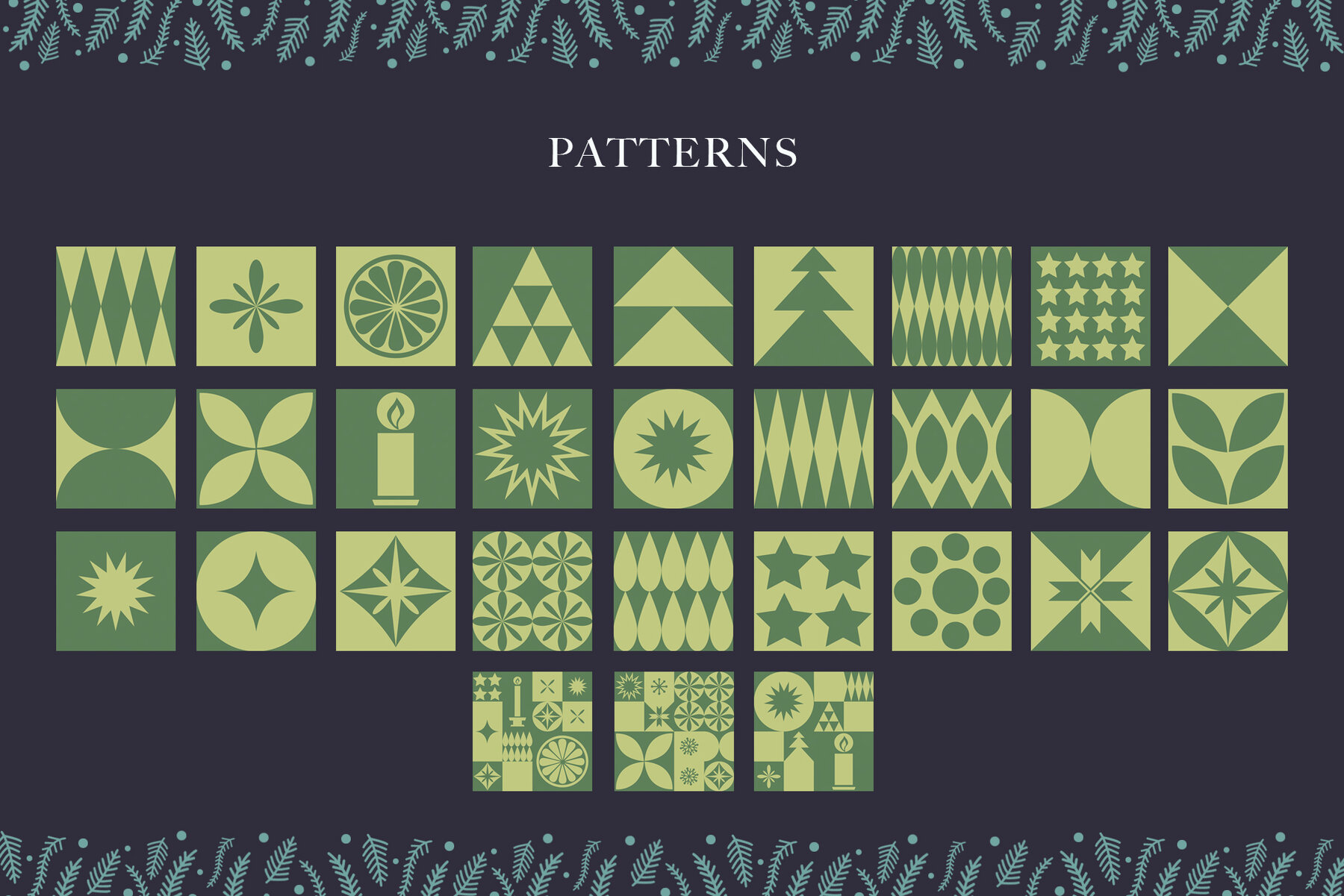 Christmas graphic vector set 11