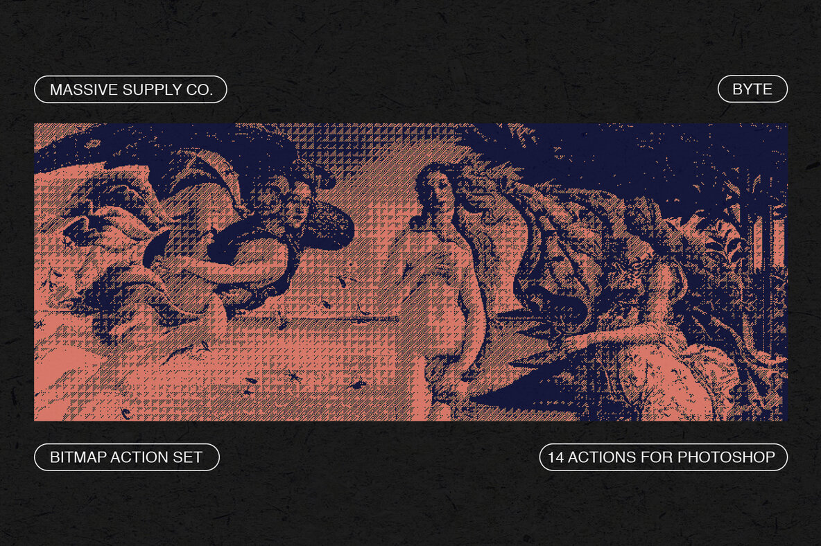 BYTE   Bitmap Actions for Photoshop 7