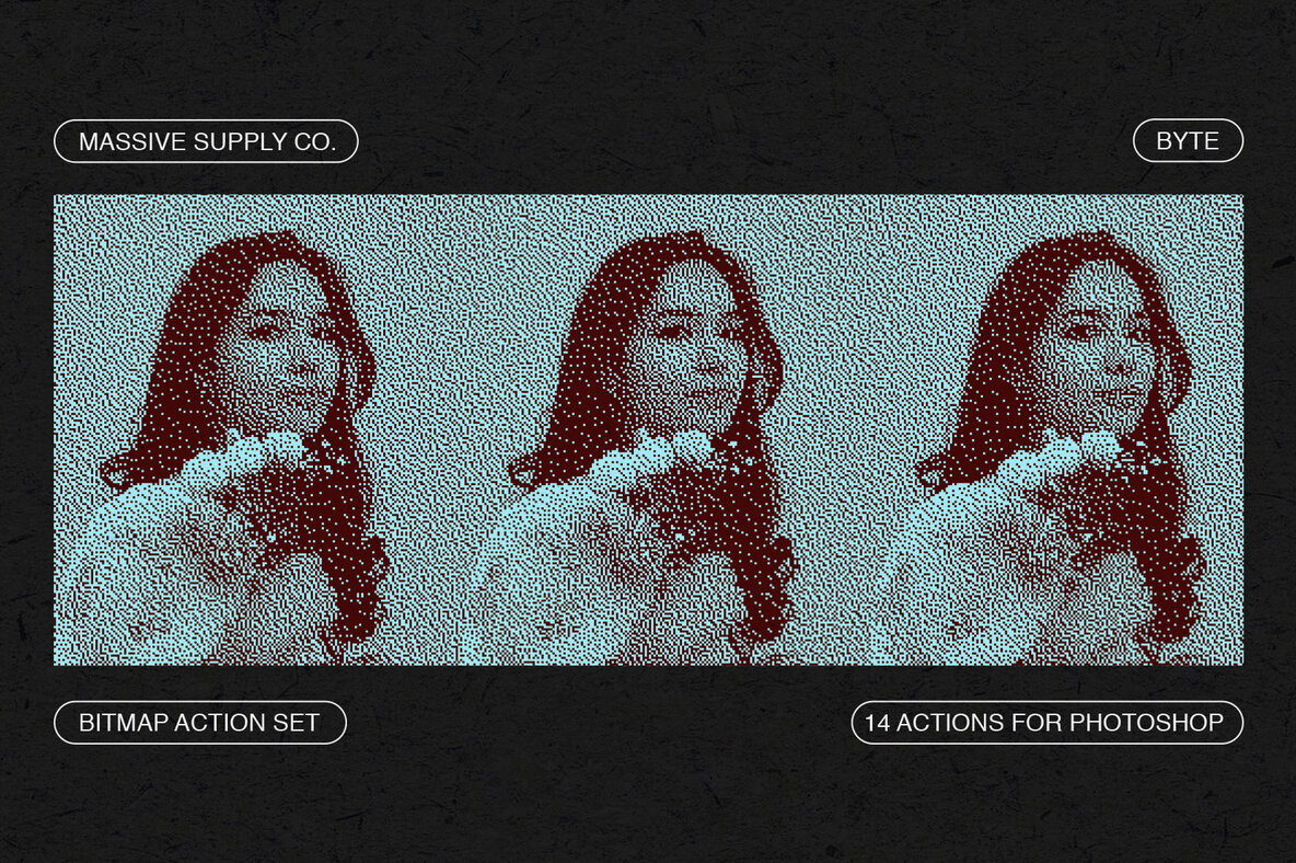 BYTE   Bitmap Actions for Photoshop 8