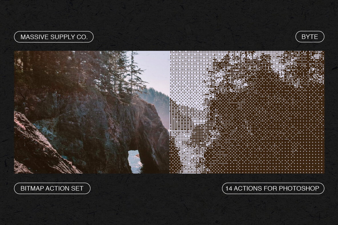 BYTE   Bitmap Actions for Photoshop 10