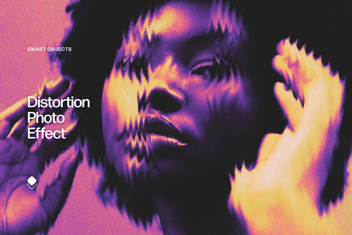 Sand Grain Distortion Photo Effect 1