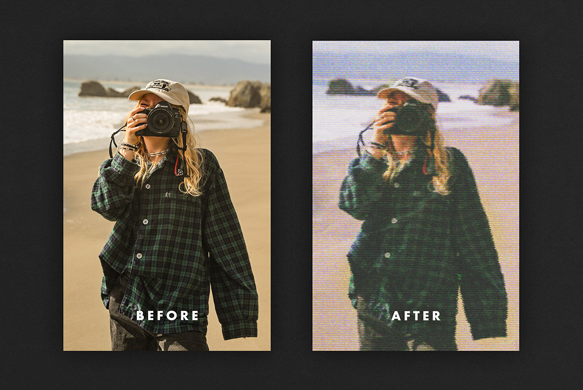 Retro Screen Photo Effect 5