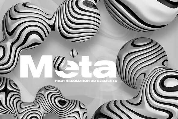Meta - 3D Elements Graphics - YouWorkForThem