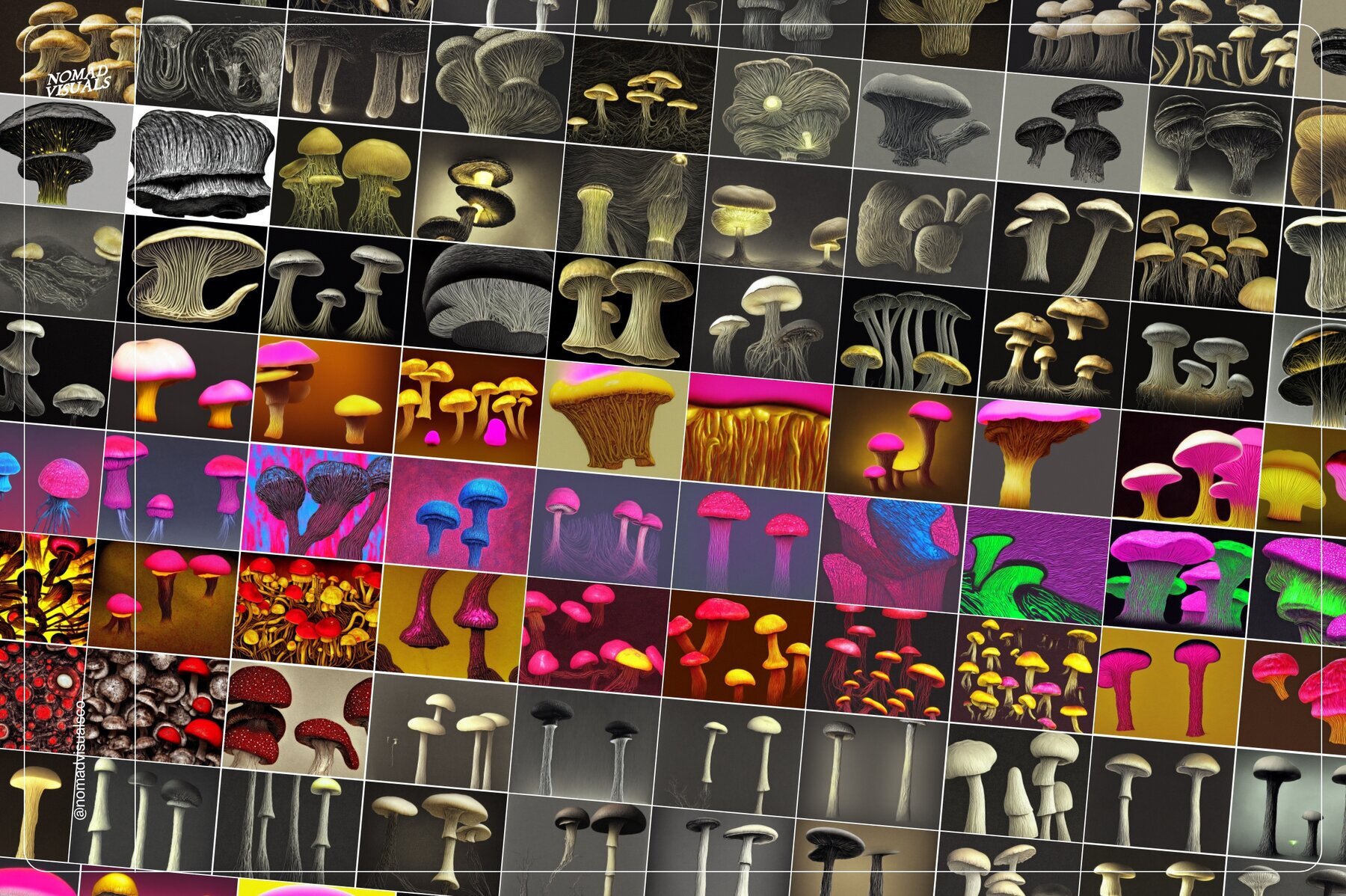 Mushrooms Illustrations 2