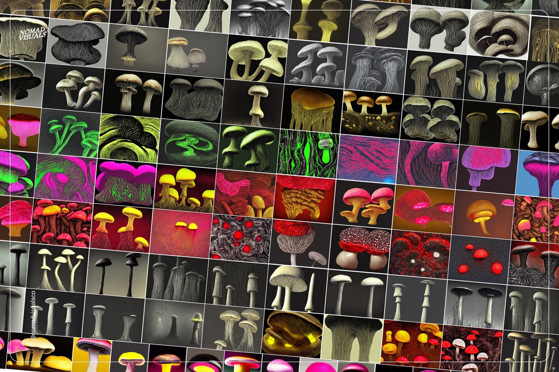 Mushrooms Illustrations 3