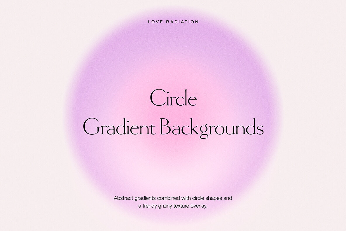 Circle Abstract Bright Grainy Gradient Backgrounds PSD 1