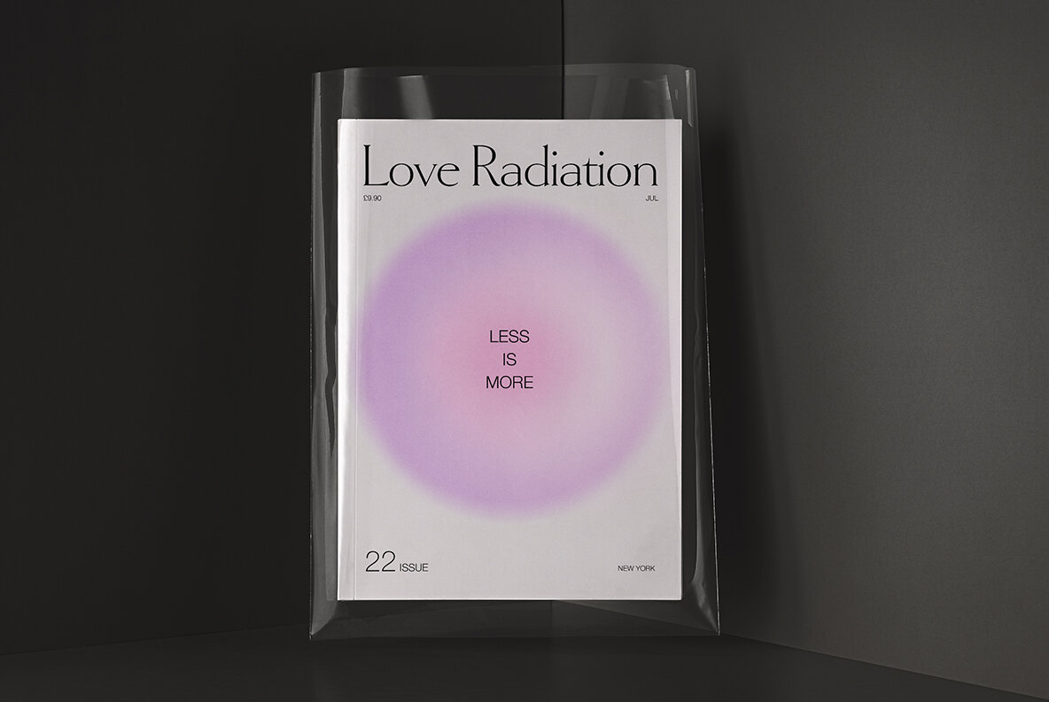 Circle Abstract Bright Grainy Gradient Backgrounds PSD 5