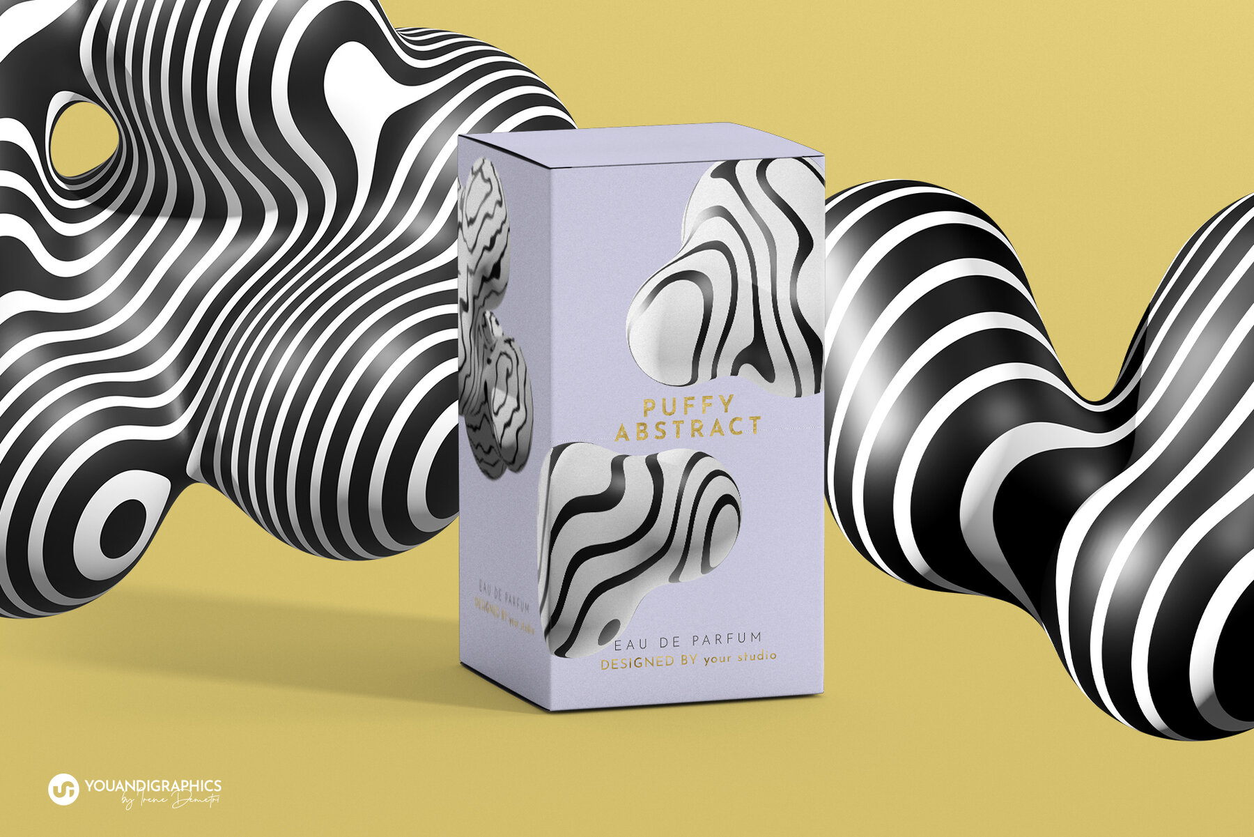 Puffy Abstract 3D Graphics Elements 7