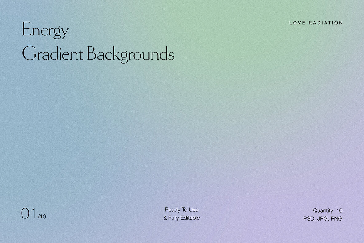 Energy Bright Neon Grainy Gradient Backgrounds PSD 2