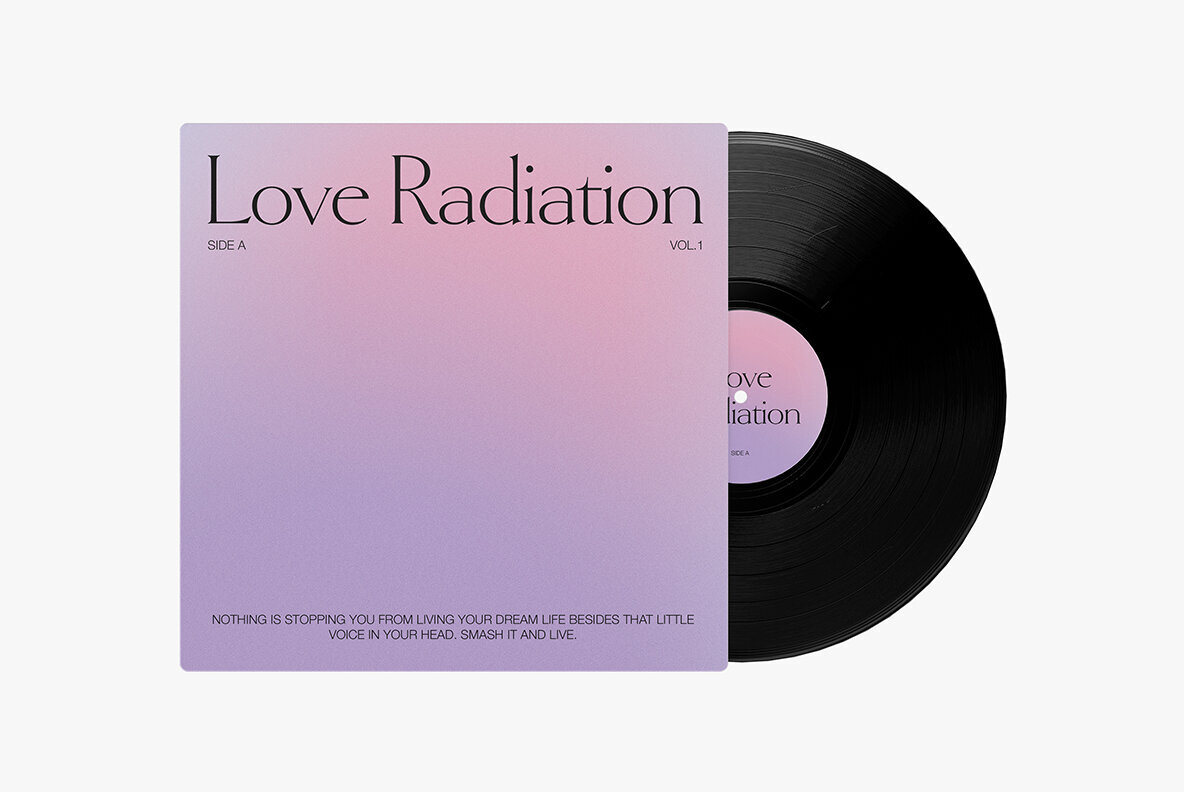 Energy Bright Neon Grainy Gradient Backgrounds PSD 3