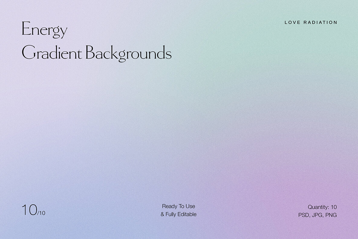 Energy Bright Neon Grainy Gradient Backgrounds PSD 4