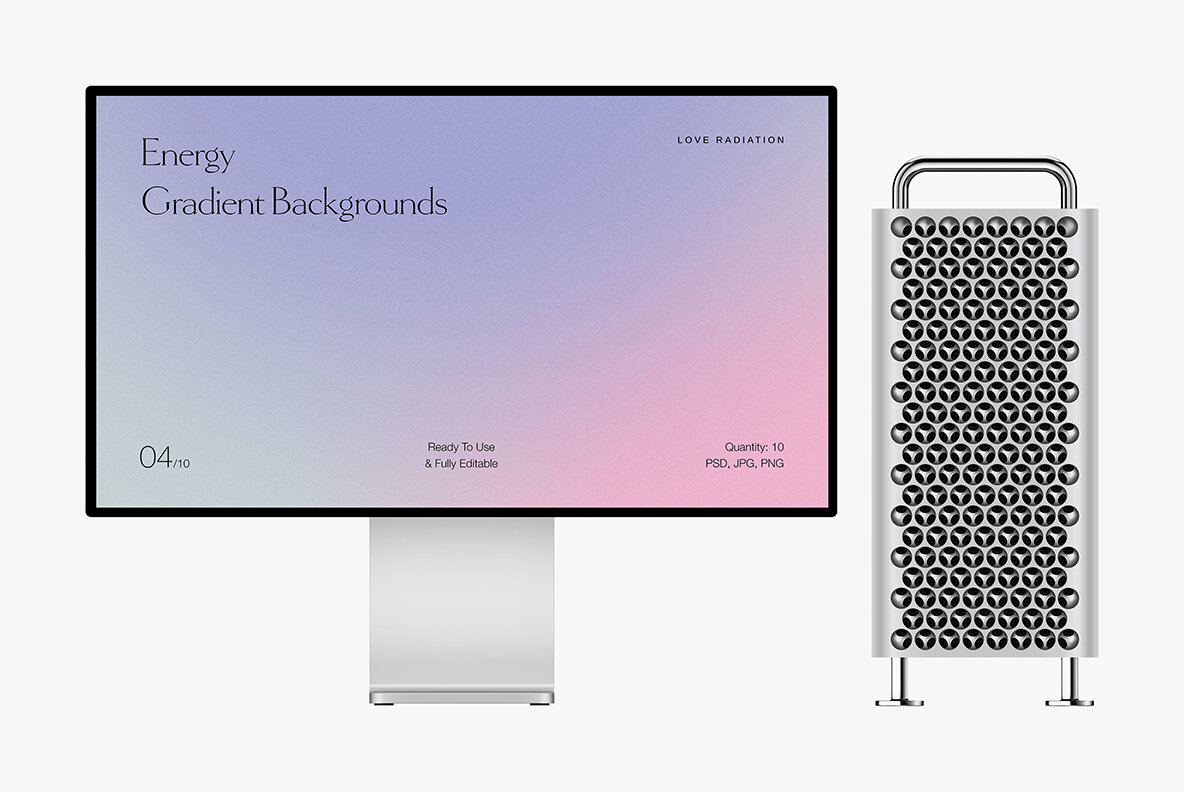 Energy Bright Neon Grainy Gradient Backgrounds PSD 12