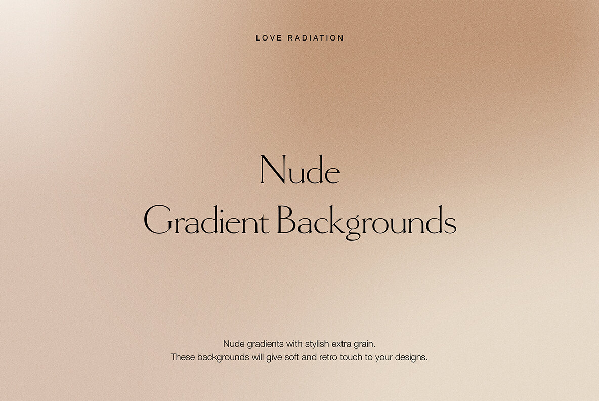 Nude Neutral Beige Grainy Gradient Backgrounds PSD 1