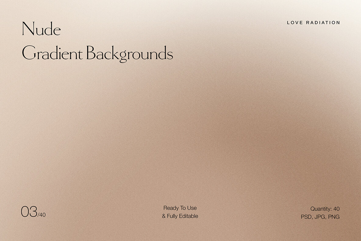 Nude Neutral Beige Grainy Gradient Backgrounds PSD 10