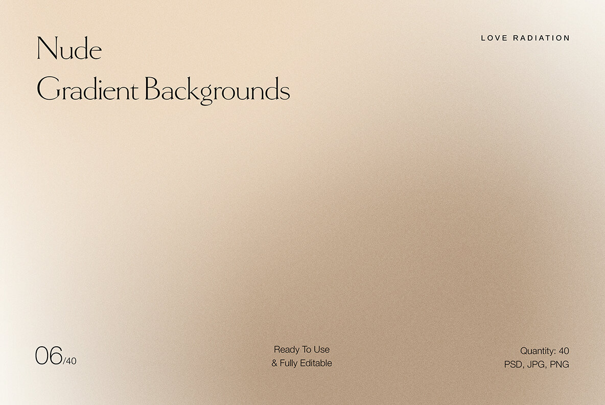 Nude Neutral Beige Grainy Gradient Backgrounds PSD 14