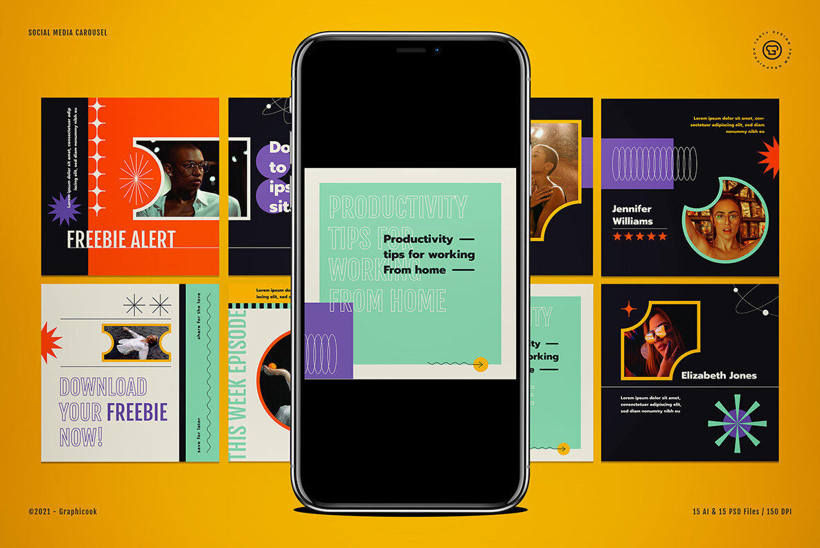 Mint Pop Culture Fashion Instagram Pack 2