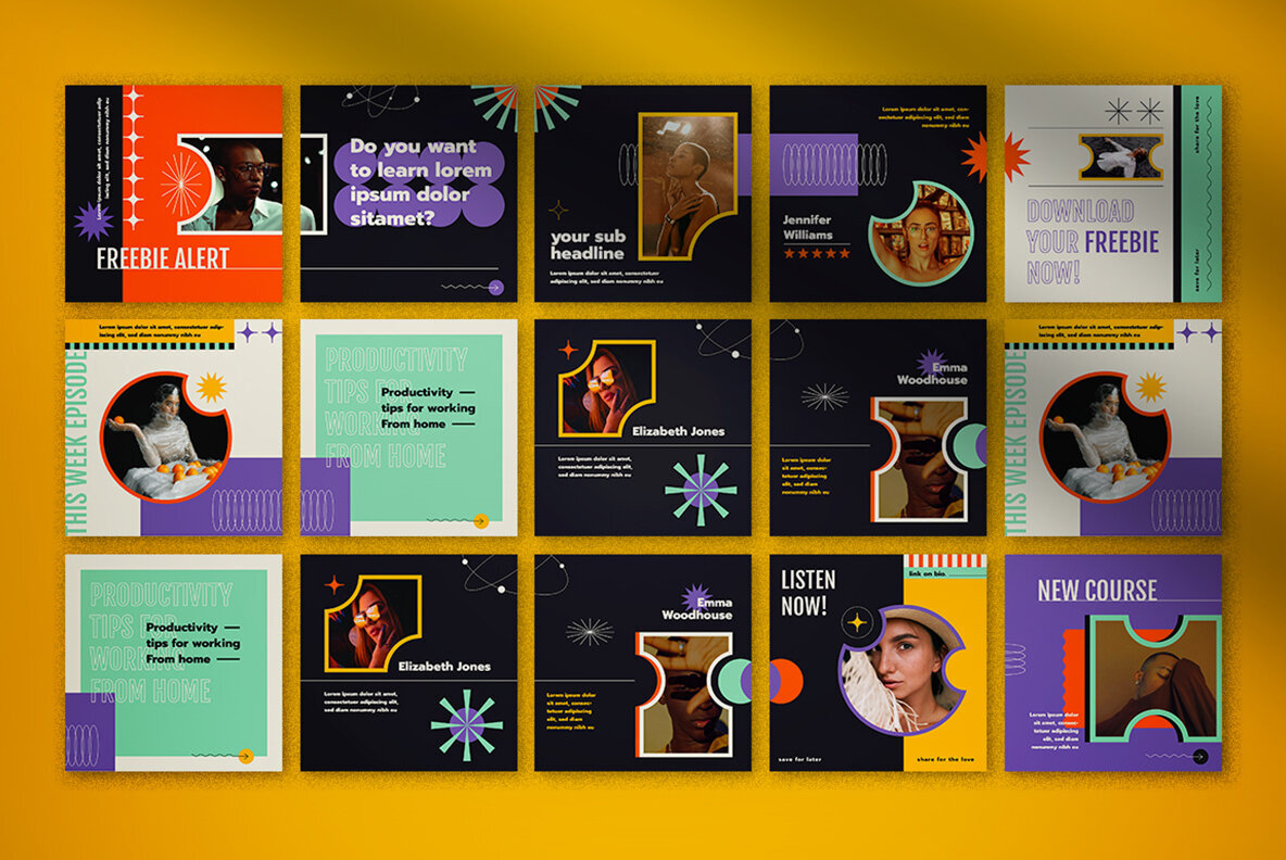 Mint Pop Culture Fashion Instagram Pack 3