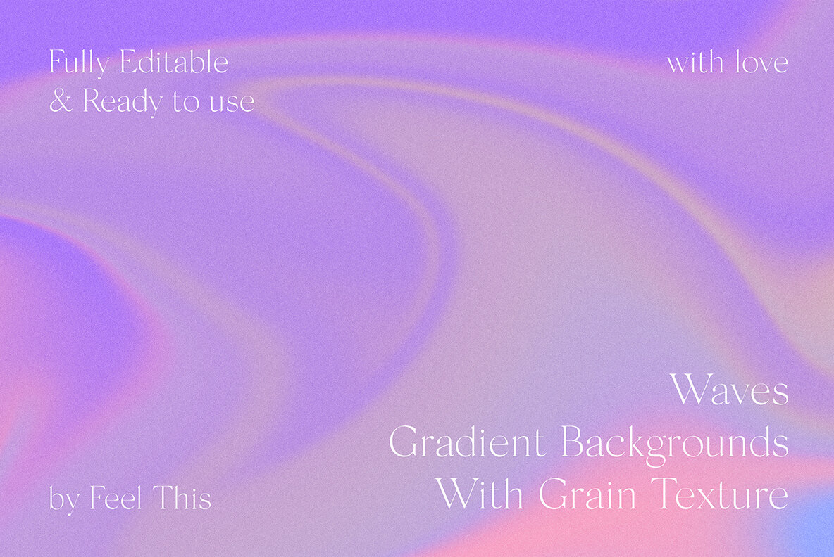 Waves Liquid Colorful Grainy Gradient Textures Backgrounds Graph 4