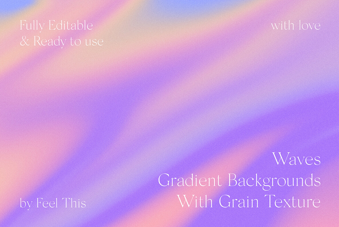 Waves Liquid Colorful Grainy Gradient Textures Backgrounds Graph 9