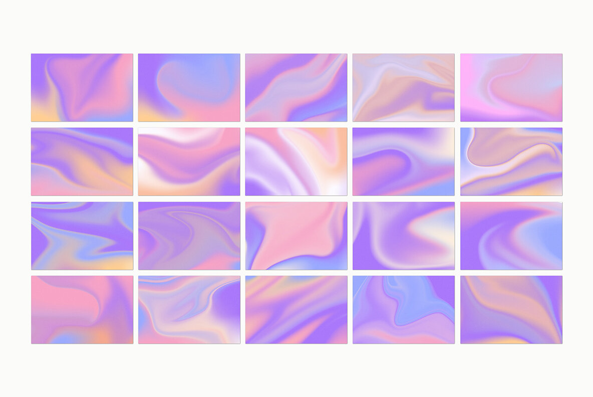 Waves Liquid Colorful Grainy Gradient Textures Backgrounds Graph 10
