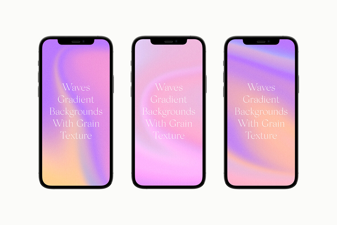 Waves Liquid Colorful Grainy Gradient Textures Backgrounds Graph 11