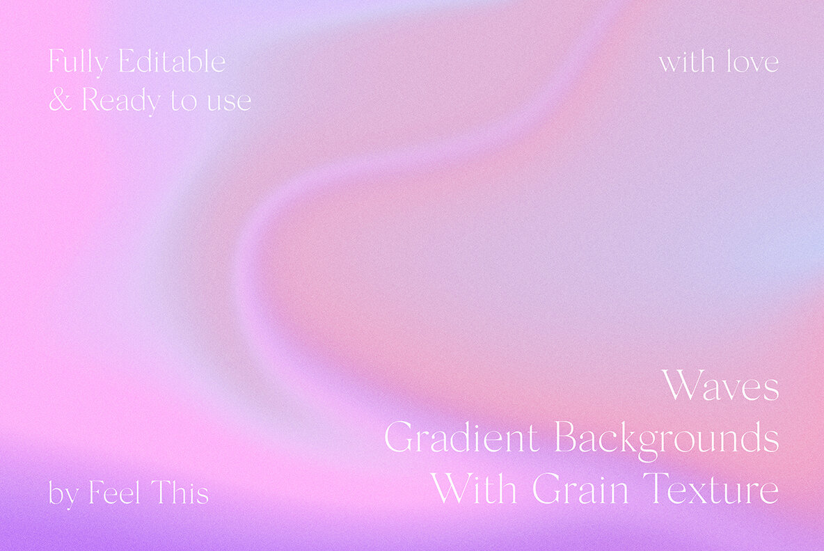 Waves Liquid Colorful Grainy Gradient Textures Backgrounds Graph 14