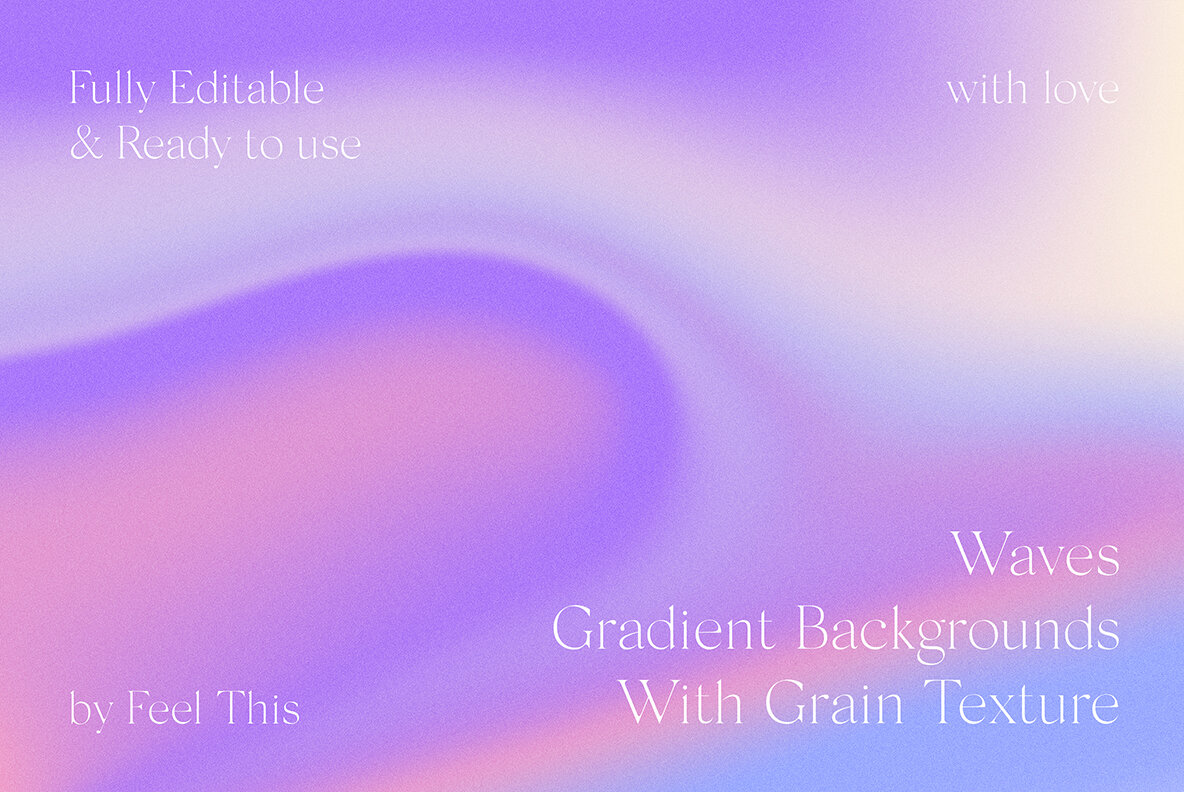 Waves Liquid Colorful Grainy Gradient Textures Backgrounds Graph 16