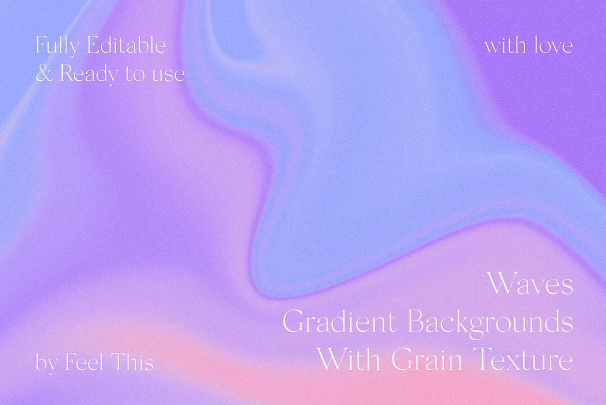 Waves Liquid Colorful Grainy Gradient Textures Backgrounds Graph 18