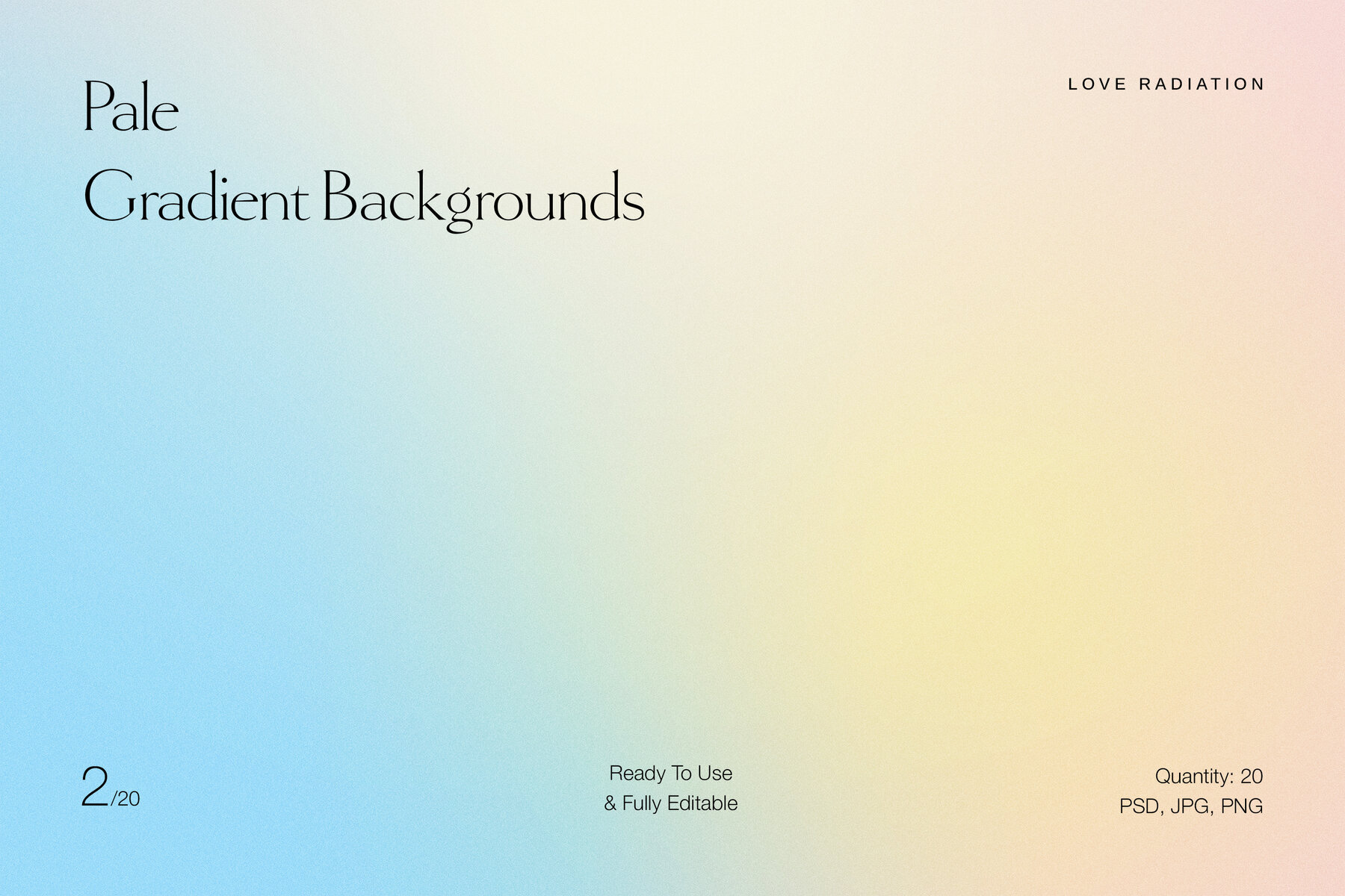 Pale Abstract Pastel Grainy Gradient Backgrounds PSD 2