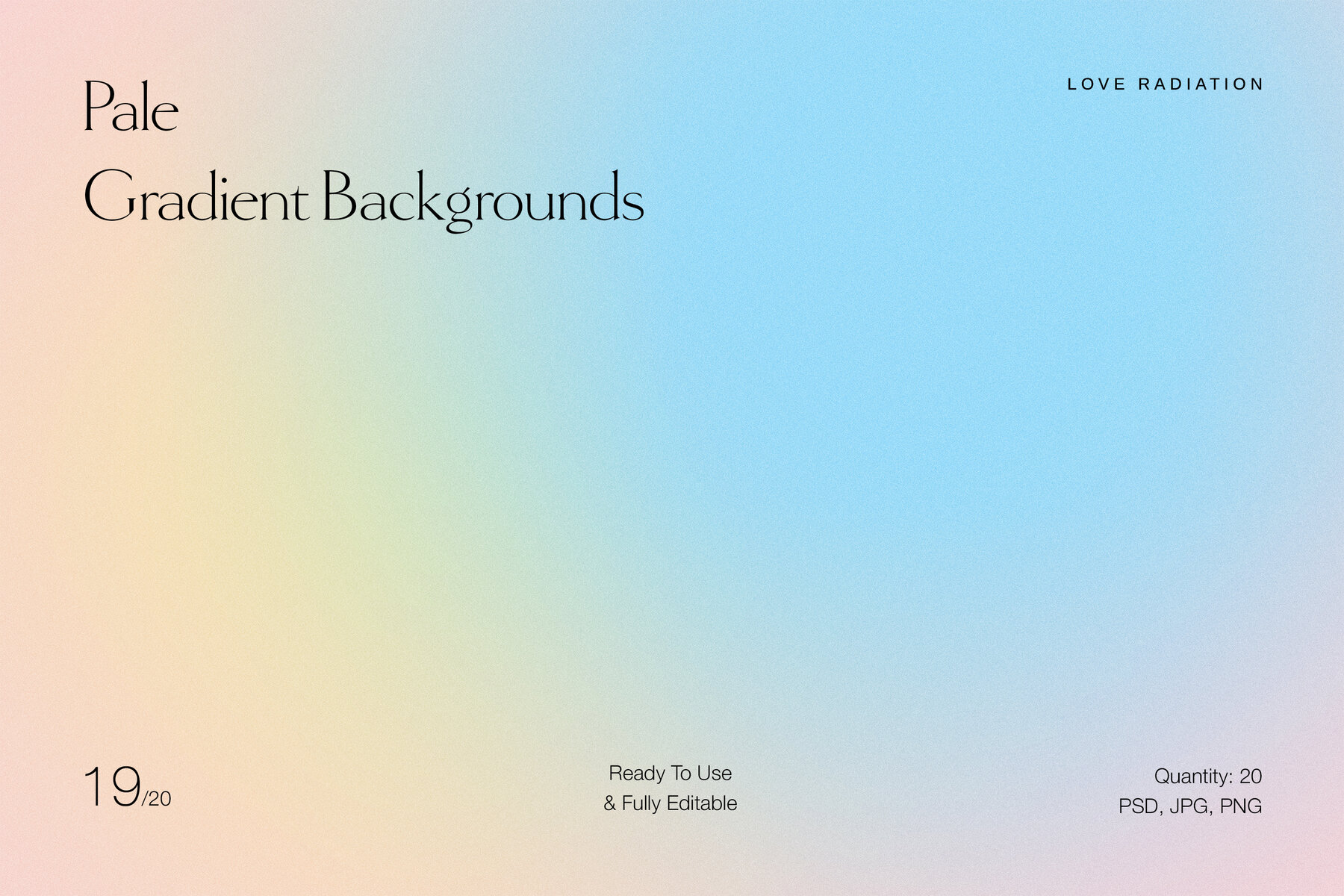 Pale Abstract Pastel Grainy Gradient Backgrounds PSD 10