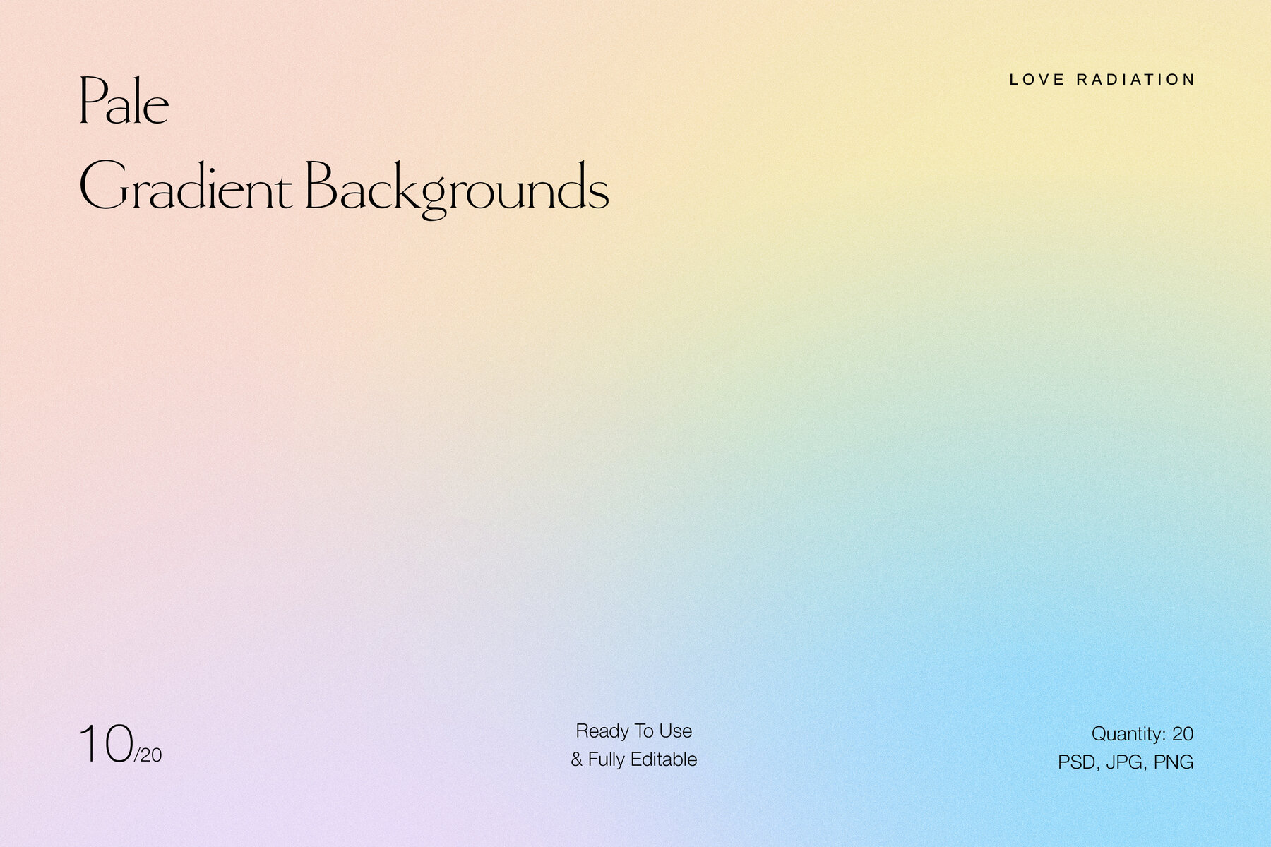 Pale Abstract Pastel Grainy Gradient Backgrounds PSD 12