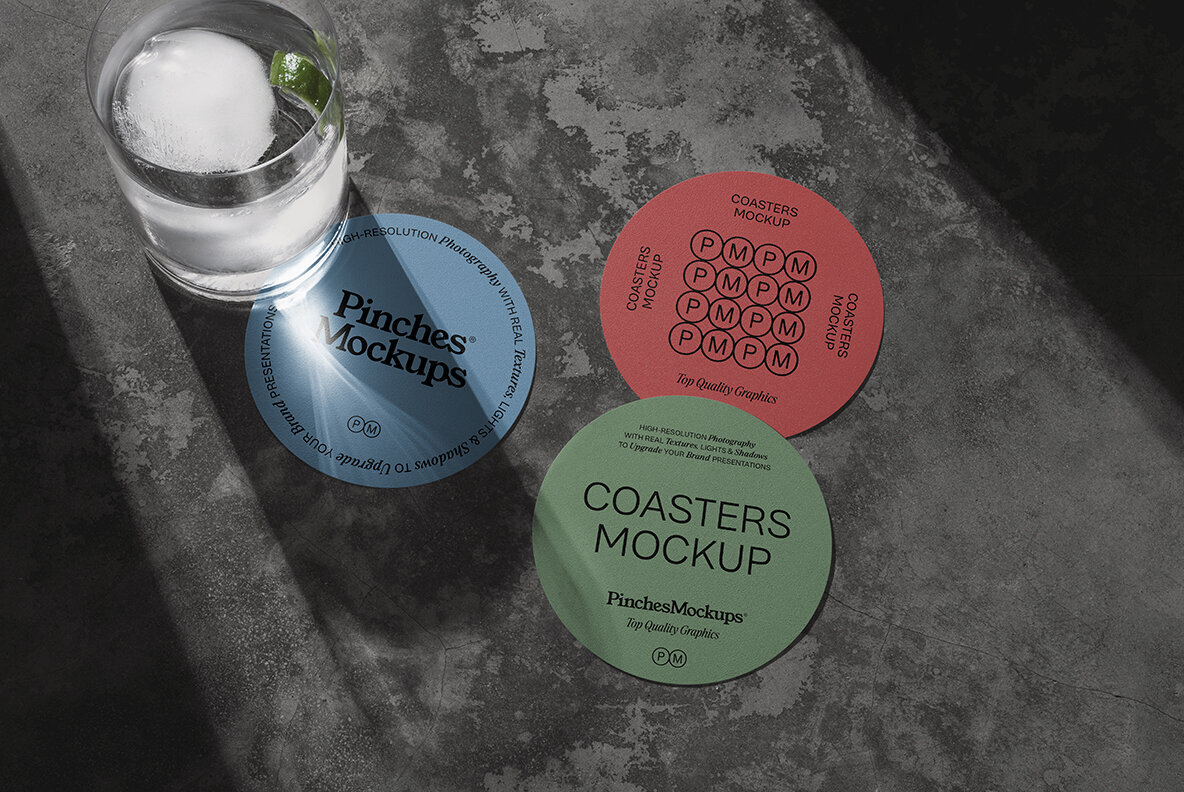 Coasters Mockup PM CM 01 2