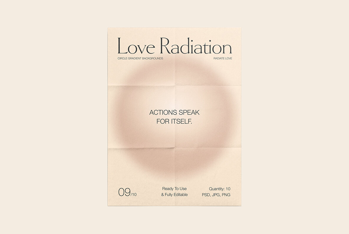 Circle Abstract Nude Grainy Gradient Backgrounds 5